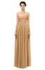 ColsBM Skyler Desert Mist Bridesmaid Dresses Sheer A-line Sleeveless Classic Ruching Zipper