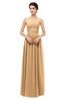 ColsBM Skyler Desert Mist Bridesmaid Dresses Sheer A-line Sleeveless Classic Ruching Zipper