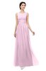 ColsBM Skyler Fairy Tale Bridesmaid Dresses Sheer A-line Sleeveless Classic Ruching Zipper