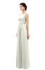 ColsBM Skyler Ivory Bridesmaid Dresses Sheer A-line Sleeveless Classic Ruching Zipper