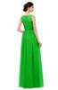 ColsBM Skyler Jasmine Green Bridesmaid Dresses Sheer A-line Sleeveless Classic Ruching Zipper