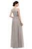 ColsBM Skyler Mushroom Bridesmaid Dresses Sheer A-line Sleeveless Classic Ruching Zipper