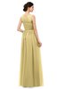 ColsBM Skyler New Wheat Bridesmaid Dresses Sheer A-line Sleeveless Classic Ruching Zipper