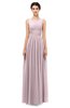 ColsBM Skyler Pale Lilac Bridesmaid Dresses Sheer A-line Sleeveless Classic Ruching Zipper