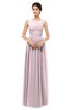 ColsBM Skyler Pale Lilac Bridesmaid Dresses Sheer A-line Sleeveless Classic Ruching Zipper