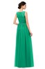 ColsBM Skyler Sea Green Bridesmaid Dresses Sheer A-line Sleeveless Classic Ruching Zipper