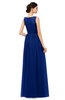 ColsBM Skyler Sodalite Blue Bridesmaid Dresses Sheer A-line Sleeveless Classic Ruching Zipper