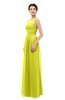 ColsBM Skyler Sulphur Spring Bridesmaid Dresses Sheer A-line Sleeveless Classic Ruching Zipper