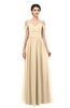 ColsBM Angel Apricot Gelato Bridesmaid Dresses Short Sleeve Elegant A-line Ruching Floor Length Backless