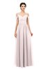 ColsBM Angel Light Pink Bridesmaid Dresses Short Sleeve Elegant A-line Ruching Floor Length Backless