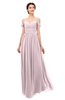 ColsBM Angel Pale Lilac Bridesmaid Dresses Short Sleeve Elegant A-line Ruching Floor Length Backless