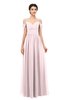 ColsBM Angel Petal Pink Bridesmaid Dresses Short Sleeve Elegant A-line Ruching Floor Length Backless
