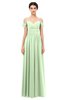 ColsBM Angel Seacrest Bridesmaid Dresses Short Sleeve Elegant A-line Ruching Floor Length Backless
