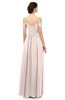 ColsBM Angel Silver Peony Bridesmaid Dresses Short Sleeve Elegant A-line Ruching Floor Length Backless