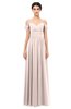 ColsBM Angel Silver Peony Bridesmaid Dresses Short Sleeve Elegant A-line Ruching Floor Length Backless