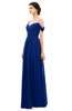 ColsBM Angel Sodalite Blue Bridesmaid Dresses Short Sleeve Elegant A-line Ruching Floor Length Backless