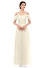 ColsBM Haven Dew Bridesmaid Dresses Zip up Off The Shoulder Sexy Floor Length Short Sleeve A-line