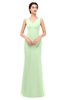 ColsBM Regina Seacrest Bridesmaid Dresses Mature V-neck Sleeveless Buttons Zip up Floor Length