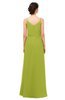 ColsBM Sasha Green Oasis Bridesmaid Dresses Column Simple Floor Length Sleeveless Zip up V-neck