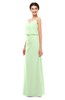 ColsBM Sasha Seacrest Bridesmaid Dresses Column Simple Floor Length Sleeveless Zip up V-neck