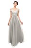 ColsBM Lilith Ashes Of Roses Bridesmaid Dresses Off The Shoulder Pleated Short Sleeve Romantic Zip up A-line