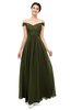 ColsBM Lilith Beech Bridesmaid Dresses Off The Shoulder Pleated Short Sleeve Romantic Zip up A-line