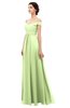 ColsBM Lilith Butterfly Bridesmaid Dresses Off The Shoulder Pleated Short Sleeve Romantic Zip up A-line