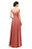 ColsBM Lilith Crabapple Bridesmaid Dresses Off The Shoulder Pleated Short Sleeve Romantic Zip up A-line