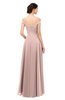 ColsBM Lilith Dusty Rose Bridesmaid Dresses Off The Shoulder Pleated Short Sleeve Romantic Zip up A-line