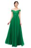 ColsBM Lilith Jelly Bean Bridesmaid Dresses Off The Shoulder Pleated Short Sleeve Romantic Zip up A-line