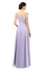 ColsBM Lilith Light Purple Bridesmaid Dresses Off The Shoulder Pleated Short Sleeve Romantic Zip up A-line