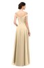 ColsBM Lilith Marzipan Bridesmaid Dresses Off The Shoulder Pleated Short Sleeve Romantic Zip up A-line
