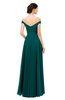 ColsBM Lilith Shaded Spruce Bridesmaid Dresses Off The Shoulder Pleated Short Sleeve Romantic Zip up A-line