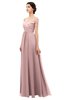 ColsBM Lilith Silver Pink Bridesmaid Dresses Off The Shoulder Pleated Short Sleeve Romantic Zip up A-line