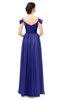 ColsBM Paula Spectrum Blue Bridesmaid Dresses Zipper Sexy Beaded Floor Length Short Sleeve Spaghetti