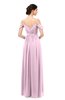ColsBM Elwyn Baby Pink Bridesmaid Dresses Floor Length Pleated V-neck Romantic Backless A-line