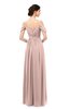 ColsBM Elwyn Dusty Rose Bridesmaid Dresses Floor Length Pleated V-neck Romantic Backless A-line