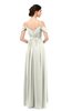 ColsBM Elwyn Ivory Bridesmaid Dresses Floor Length Pleated V-neck Romantic Backless A-line