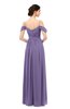 ColsBM Elwyn Lilac Bridesmaid Dresses Floor Length Pleated V-neck Romantic Backless A-line