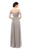 ColsBM Elwyn Mushroom Bridesmaid Dresses Floor Length Pleated V-neck Romantic Backless A-line
