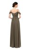 ColsBM Elwyn Otter Bridesmaid Dresses Floor Length Pleated V-neck Romantic Backless A-line