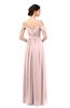 ColsBM Elwyn Pastel Pink Bridesmaid Dresses Floor Length Pleated V-neck Romantic Backless A-line