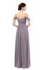 ColsBM Elwyn Sea Fog Bridesmaid Dresses Floor Length Pleated V-neck Romantic Backless A-line