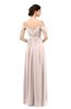 ColsBM Elwyn Silver Peony Bridesmaid Dresses Floor Length Pleated V-neck Romantic Backless A-line
