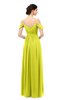 ColsBM Elwyn Sulphur Spring Bridesmaid Dresses Floor Length Pleated V-neck Romantic Backless A-line