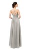 ColsBM Bryn Ashes Of Roses Bridesmaid Dresses Floor Length Sash Sleeveless Simple A-line Criss-cross Straps