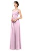 ColsBM Bryn Fairy Tale Bridesmaid Dresses Floor Length Sash Sleeveless Simple A-line Criss-cross Straps