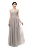 ColsBM Bryn Fawn Bridesmaid Dresses Floor Length Sash Sleeveless Simple A-line Criss-cross Straps