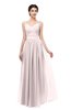 ColsBM Bryn Light Pink Bridesmaid Dresses Floor Length Sash Sleeveless Simple A-line Criss-cross Straps