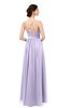 ColsBM Bryn Light Purple Bridesmaid Dresses Floor Length Sash Sleeveless Simple A-line Criss-cross Straps